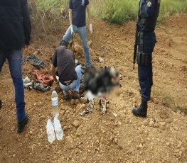 BÁRBARO  - Corpo carbonizado é encontrado após a ponte do Rio Madeira; Fotos